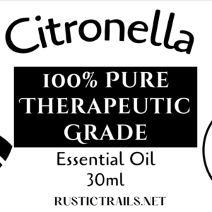 Organic Therapeutic Citronella Essential Oil